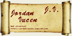 Jordan Vučen vizit kartica